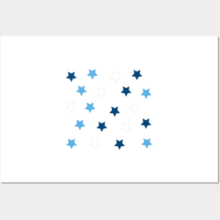 Blue Stars Posters and Art